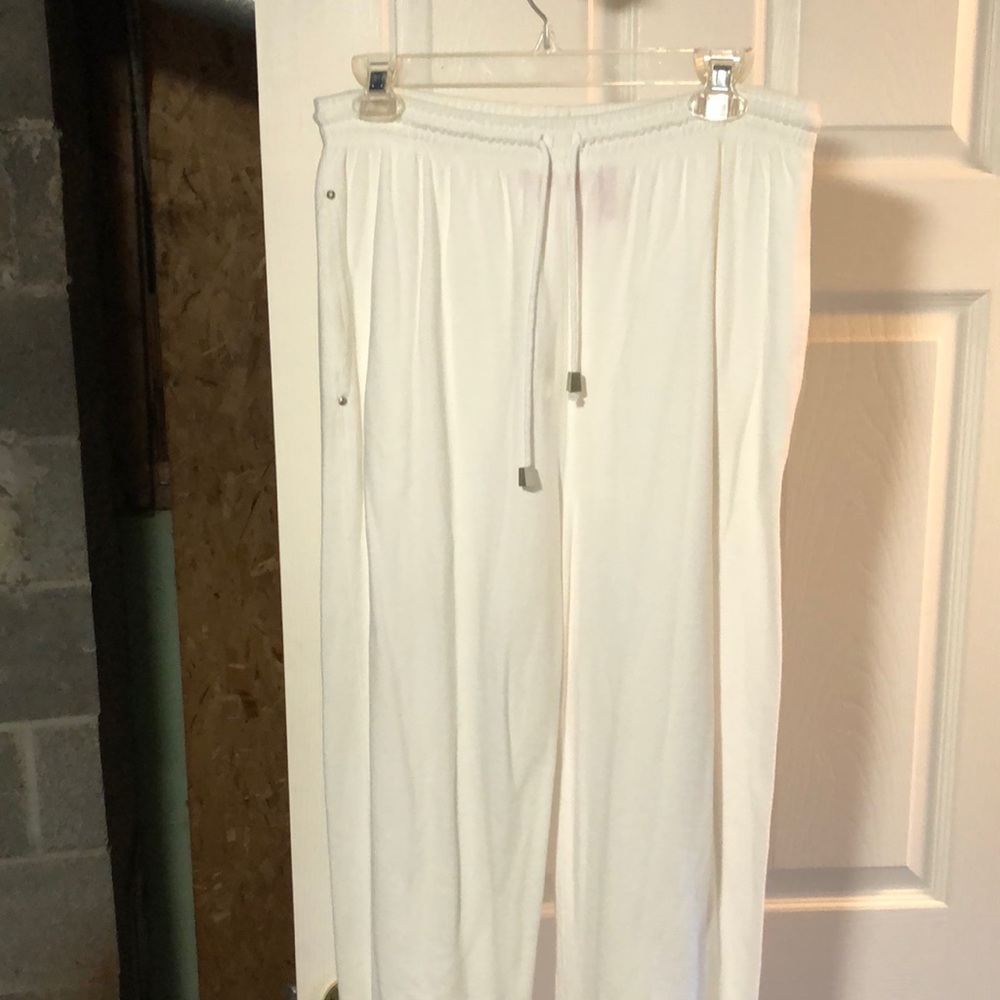 White comfortable pants